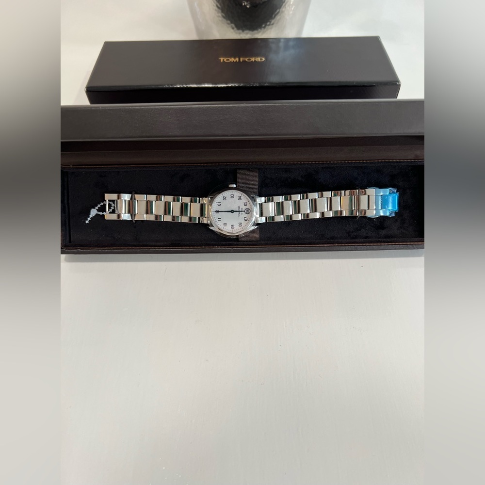 Tom Ford Stainless Steel No. 002 Watch 38mm View 3